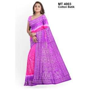 Soft Cotton Batik Saree with Blouse Piece (MT-4003)